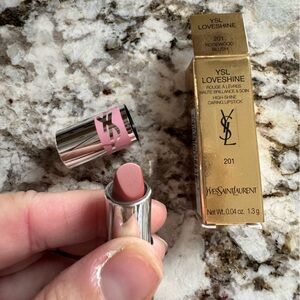 Yves Saint Laurent Loveshine High Shine Caring Lipstick in 201 sample size